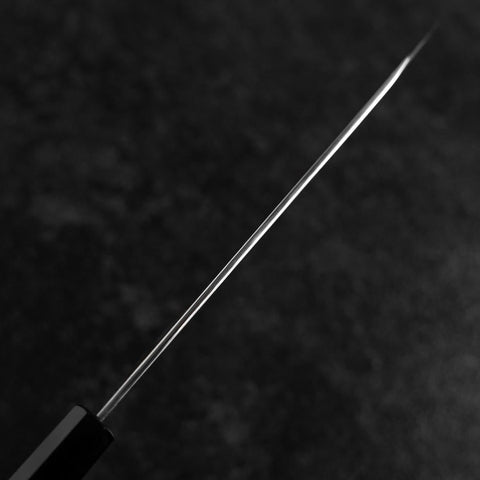 Kiritsuke Blue Steel #1 Suminagashi Manche en Buffle et Ébène 200mm-[Musashi]-[Couteaux de cuisine japonais]