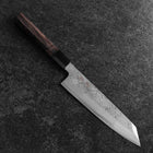 Kiritsuke Blue Steel #1 Suminagashi Manche en Buffle et Ébène 200mm-[Musashi]-[Couteaux de cuisine japonais]