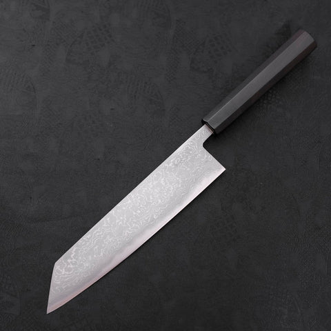 Kiritsuke Blue Steel #2 Damas Manche en Buffle et Ébène 210mm-[Musashi]-[Couteaux de cuisine japonais]
