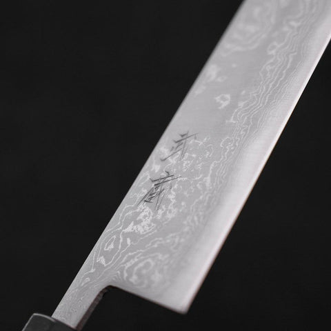 Kiritsuke Blue Steel #2 Damas Manche en Buffle et Ébène 210mm-[Musashi]-[Couteaux de cuisine japonais]