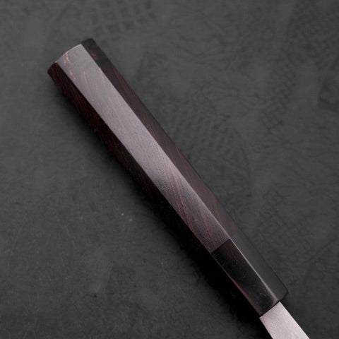 Kiritsuke Blue Steel #2 Damas Manche en Buffle et Ébène 210mm-[Musashi]-[Couteaux de cuisine japonais]