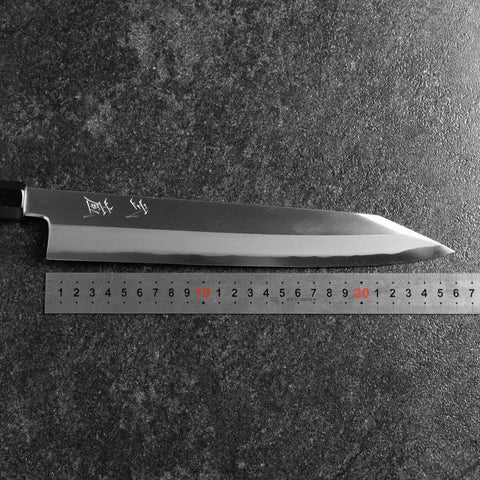 Kiritsuke Blue Steel #2 Kasumi Manche en Buffle et Magnolia 270mm-[Musashi]-[Couteaux de cuisine japonais]