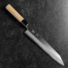 Kiritsuke Blue Steel #2 Kasumi Manche en Buffle et Magnolia 270mm-[Musashi]-[Couteaux de cuisine japonais]
