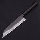 Kiritsuke Blue Steel #2 Kurouchi Chokin Tigre-Bambou Manche en Buffle et Ébène 210mm-[Musashi]-[Couteaux de cuisine japonais]
