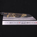 Kiritsuke Blue Steel #2 Kurouchi Chokin Tigre-Bambou Manche en Buffle et Ébène 210mm-[Musashi]-[Couteaux de cuisine japonais]