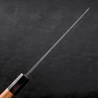 Kiritsuke Blue Steel #2 Kurouchi Damas Manche en Buffle et Bois de Teck 210mm-[Musashi]-[Couteaux de cuisine japonais]