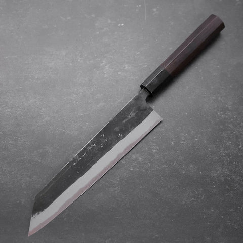 Kiritsuke Blue Steel #2 Kurouchi Manche en Buffle et Ébène 210mm-[Musashi]-[Couteaux de cuisine japonais]