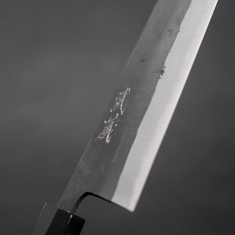 Kiritsuke Blue Steel #2 Kurouchi Manche en Buffle et Ébène 210mm-[Musashi]-[Couteaux de cuisine japonais]