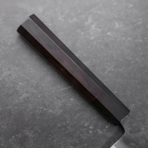 Kiritsuke Blue Steel #2 Kurouchi Manche en Buffle et Ébène 210mm-[Musashi]-[Couteaux de cuisine japonais]