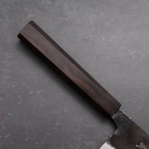 Kiritsuke Blue Steel #2 Kurouchi Manche en Ébène 210mm-[Musashi]-[Couteaux de cuisine japonais]