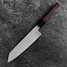 Kiritsuke Blue Steel #2 Kurouchi Nashiji Manche en Buffle et Noyer 200mm-[Musashi]-[Couteaux de cuisine japonais]