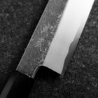 Kiritsuke Blue Steel #2 Kurouchi Nashiji Manche en Buffle et Noyer 200mm-[Musashi]-[Couteaux de cuisine japonais]