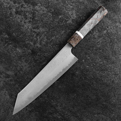 Kiritsuke Blue Steel #2 Nashiji Damas Manche en Érable 230mm-[Musashi]-[Couteaux de cuisine japonais]