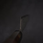 Kiritsuke Blue Steel #2 Suminagashi Manche Buffle et Ébène 240mm-[Musashi]-[Couteaux de cuisine japonais]
