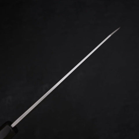 Kiritsuke Blue Steel #2 Suminagashi Manche en Buffle et Ébène 240mm-[Musashi]-[Couteaux de cuisine japonais]
