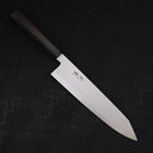 Kiritsuke Blue Steel #2 Suminagashi Manche en Buffle et Ébène 240mm-[Musashi]-[Couteaux de cuisine japonais]