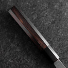 Kiritsuke Blue Super Kurouchi Damas Manche Buffle et Ébène 210mm-[Musashi]-[Couteaux de cuisine japonais]