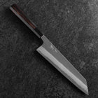 Kiritsuke Blue Super Kurouchi Damas Manche Buffle et Ébène 210mm-[Musashi]-[Couteaux de cuisine japonais]