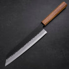 Kiritsuke Blue Super Kurouchi Tsuchime Manche en Chêne 210mm-[Musashi]-[Couteaux de cuisine japonais]
