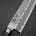 Kiritsuke Blue Super Tsuchime Manche Occidental Marron 210mm-[Musashi]-[Couteaux de cuisine japonais]
