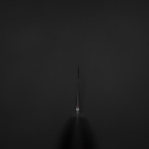 Kiritsuke Blue Super Tsuchime Manche Occidental Marron 210mm-[Musashi]-[Couteaux de cuisine japonais]