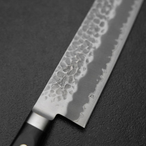 Kiritsuke Blue Super Tsuchime Manche Occidental Noir 210mm-[Musashi]-[Couteaux de cuisine japonais]