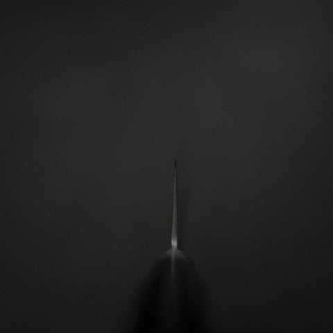 Kiritsuke Blue Super Tsuchime Manche Occidental Noir 210mm-[Musashi]-[Couteaux de cuisine japonais]