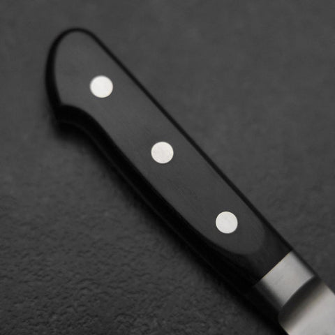 Kiritsuke Blue Super Tsuchime Manche Occidental Noir 210mm-[Musashi]-[Couteaux de cuisine japonais]