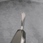 Kiritsuke Blue Steel #2 Kurouchi Damascus Buffalo Ebony Handle 210mm-[Musashi]-[Japanese-Kitchen-Knives]