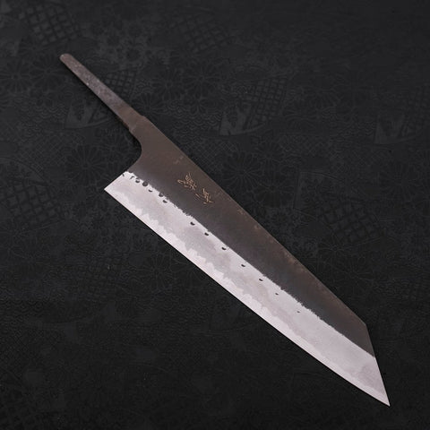 Kiritsuke Blue steel #2 Revêtement Inox Kurouchi Damas 210mm-[Musashi]-[Couteaux de cuisine japonais]