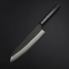 Kiritsuke Cobalt Stainless Kurouchi Damas Manche en Buffle et Ébène 210mm-[Musashi]-[Couteaux de cuisine japonais]