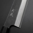 Kiritsuke Cobalt Stainless Kurouchi Damas Manche en Buffle et Ébène 240mm-[Musashi]-[Couteaux de cuisine japonais]