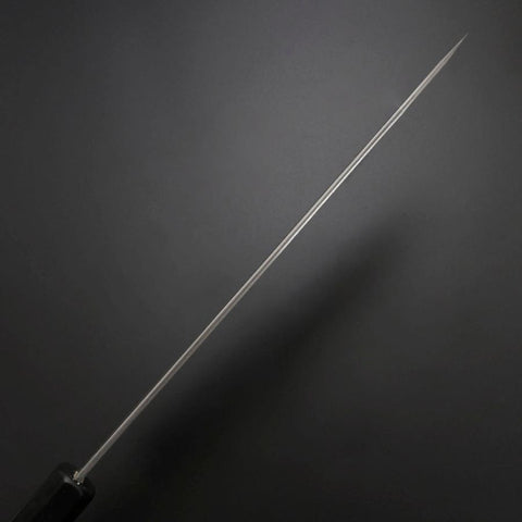 Kiritsuke Cobalt Stainless Kurouchi Damas Manche en Buffle et Ébène 240mm-[Musashi]-[Couteaux de cuisine japonais]