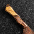 Kiritsuke Couteau à pain VG-10 Miroir Damas Manche en Érable 210mm - Marron-[Musashi]-[Couteaux de cuisine japonais]