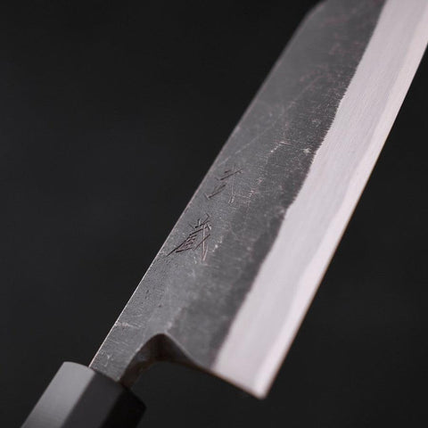 Kiritsuke Deba Blue Steel #2 Kurouchi Manche en Buffle et Bois de Wengé 150mm-[Musashi]-[Couteaux de cuisine japonais]