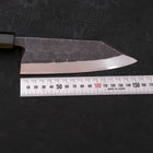 Kiritsuke Deba Blue Steel #2 Kurouchi Manche en Buffle et Bois de Wengé 150mm-[Musashi]-[Couteaux de cuisine japonais]