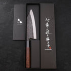 Kiritsuke Deba Blue Steel #2 Kurouchi Manche en Buffle et Bois de Wengé 165mm-[Musashi]-[Couteaux de cuisine japonais]