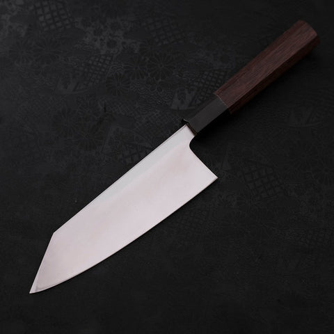 Kiritsuke Deba Blue Steel #2 Kurouchi Manche en Buffle et Bois de Wengé 165mm-[Musashi]-[Couteaux de cuisine japonais]