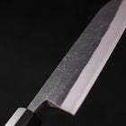Kiritsuke Deba Blue Steel #2 Kurouchi Manche en Buffle et Bois de Wengé 165mm-[Musashi]-[Couteaux de cuisine japonais]