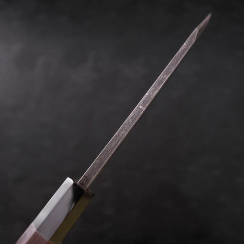 Kiritsuke Deba Blue Steel #2 Kurouchi Manche en Buffle et Bois de Wengé 165mm-[Musashi]-[Couteaux de cuisine japonais]
