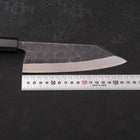 Kiritsuke Deba Blue Steel #2 Kurouchi Manche en Buffle et Bois de Wengé 165mm-[Musashi]-[Couteaux de cuisine japonais]