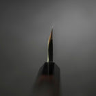 Kiritsuke Deba Honyaki Silver Steel #3 Miroir Manche en Buffle et Ébène 180mm-[Musashi]-[Couteaux de cuisine japonais]