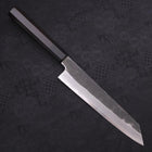 Kiritsuke Gyuto Blue Steel #1 Kurouchi Suminagashi Manche en Buffle et Ébène 200mm-[Musashi]-[Couteaux de cuisine japonais]
