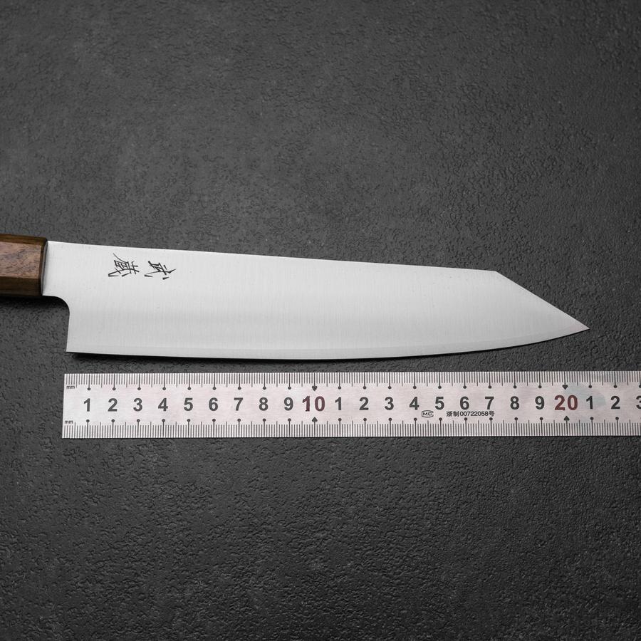 Kiritsuke Gyuto Blue Steel #2 Poli Manche en Olivier 210mm-[Musashi]-[Couteaux de cuisine japonais]