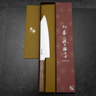 Kiritsuke Gyuto Blue Steel #2 Poli Manche en Olivier 210mm-[Musashi]-[Couteaux de cuisine japonais]