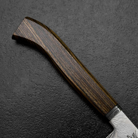 Kiritsuke Gyuto Santoku SG-2 Damas Manche en Ébène Or Occidental 240mm-[Musashi]-[Couteaux de cuisine japonais]