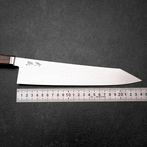 Kiritsuke Gyuto Santoku SG-2 Damas Manche en Ébène Or Occidental 240mm-[Musashi]-[Couteaux de cuisine japonais]