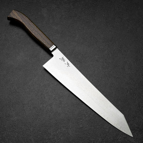 Kiritsuke Gyuto Santoku SG-2 Damas Manche en Ébène Or Occidental 240mm-[Musashi]-[Couteaux de cuisine japonais]