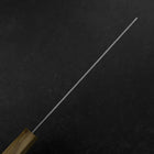 Kiritsuke Gyuto Silver Steel #3 Nashiji Manche en Olivier 205mm-[Musashi]-[Couteaux de cuisine japonais]