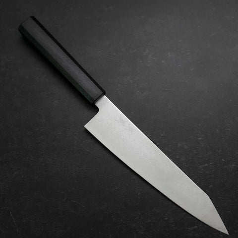 Kiritsuke Gyuto VG-10 Damas Manche Urushi Bleu Foncé 210mm-[Musashi]-[Couteaux de cuisine japonais]
